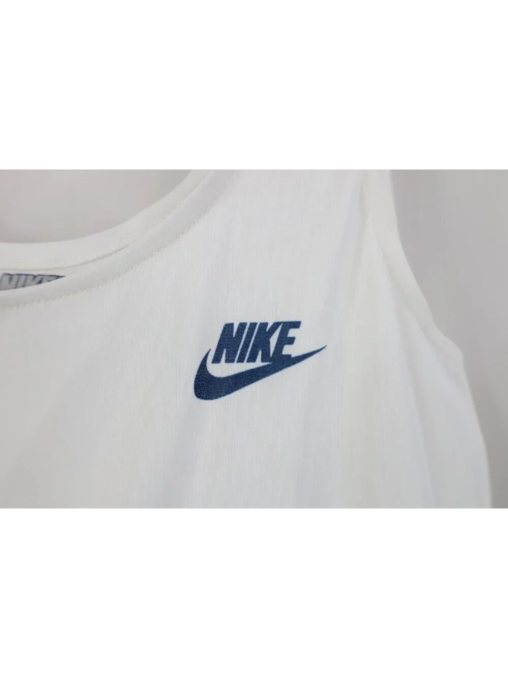 Vtg 90s Nike Womens Large Travis Scott Mini Swoosh Tank Top Singlet Jersey USA